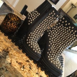Jeffery Campbell studded boots